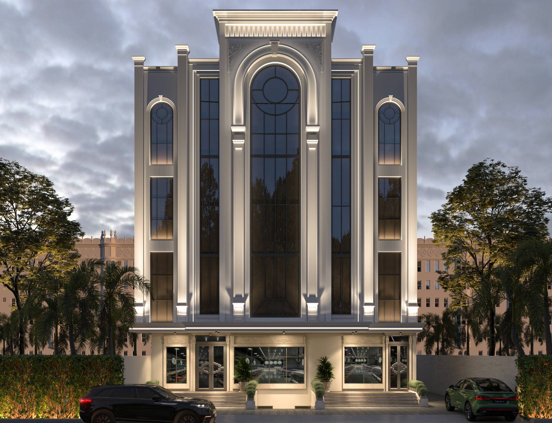Neo-Classical Commercial Arcade